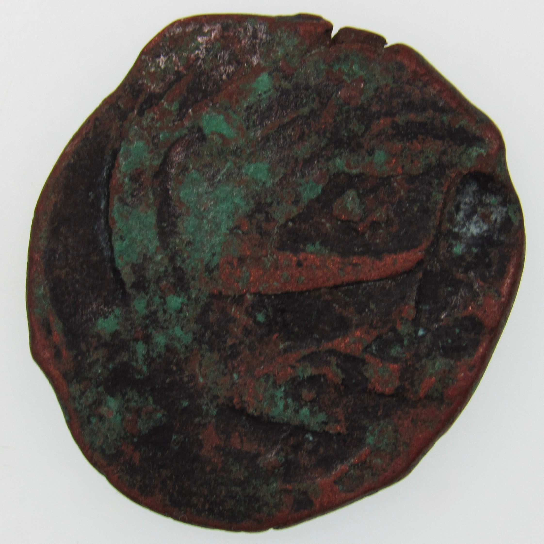 AFGHANISTAN. Civic Copper Falus (4.05 g.). Herat, AH1227 (1812). C/M "Rayij" (Current). KM-44. A-3235.