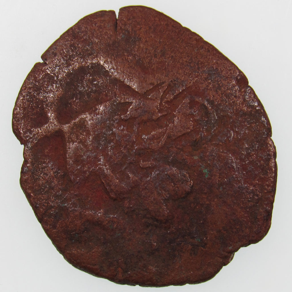 AFGHANISTAN. Civic Copper Falus (3.58 g.). Herat, AH1227 (1812). C/M "Rayij" (Current). KM-44. A-3235.