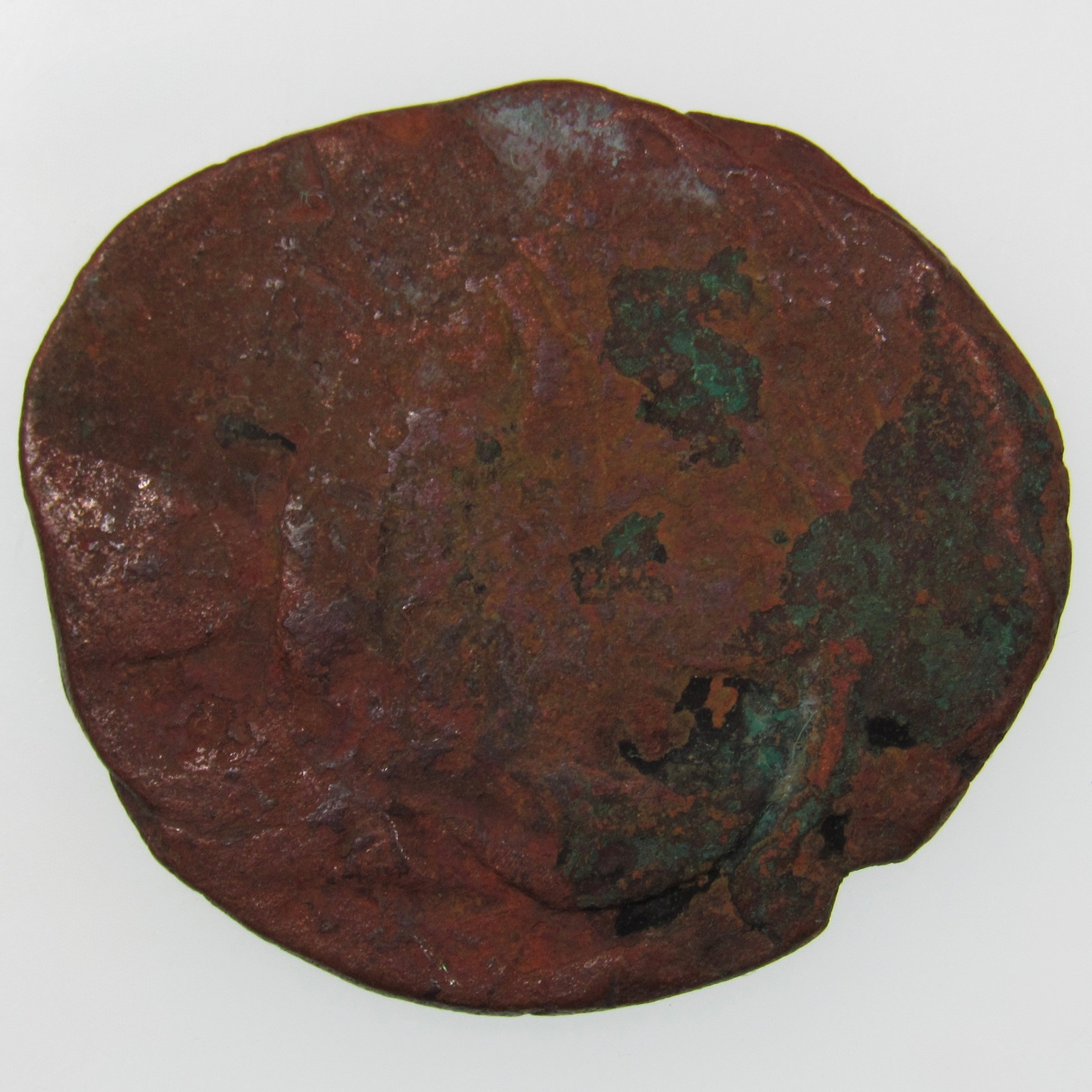AFGHANISTAN. Civic Copper Falus (3.61 g.). Herat, AH1227 (1812). C/M "Rayij" (Current). KM-44. A-3235.
