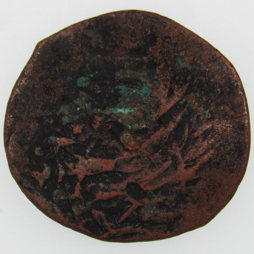 AFGHANISTAN. Civic Copper Falus (3.96 g.). Herat, AH1227 (1812). C/M "Rayij" (Current). KM-44. A-3235.