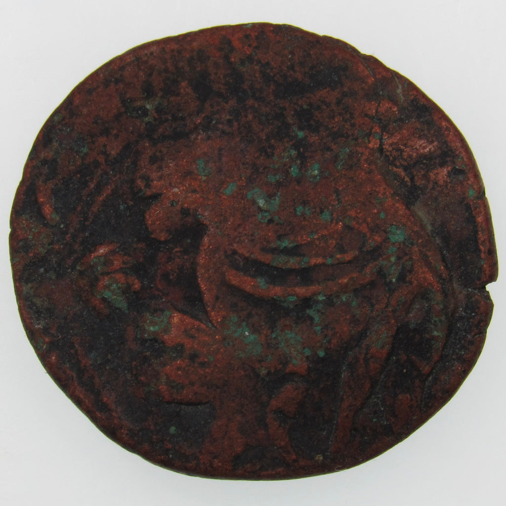 AFGHANISTAN. Civic Copper Falus (3.90 g.). Herat, AH1227 (1812). C/M "Rayij" (Current). KM-44. A-3235.
