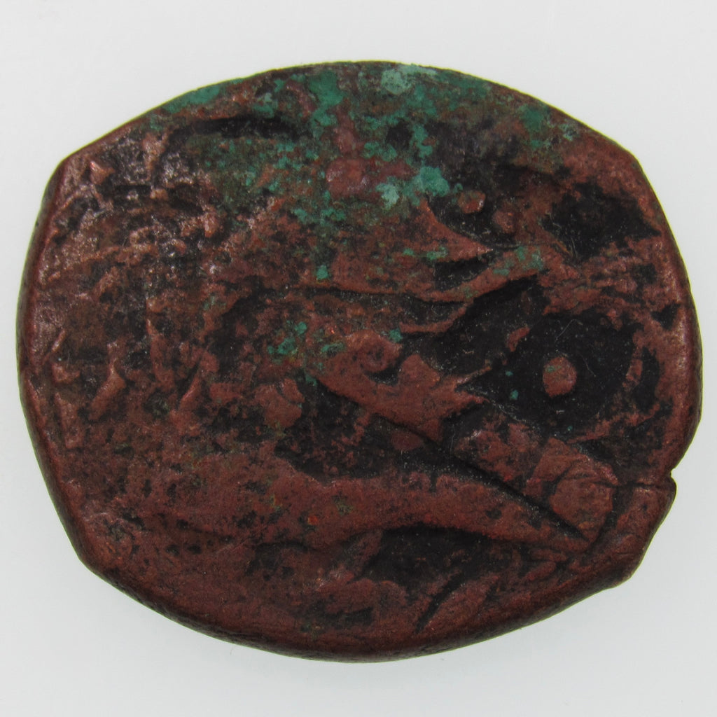 AFGHANISTAN. Civic Copper Falus (4.28 g.). Herat, AH1227 (1812). C/M "Rayij" (Current). KM-44. A-3235.