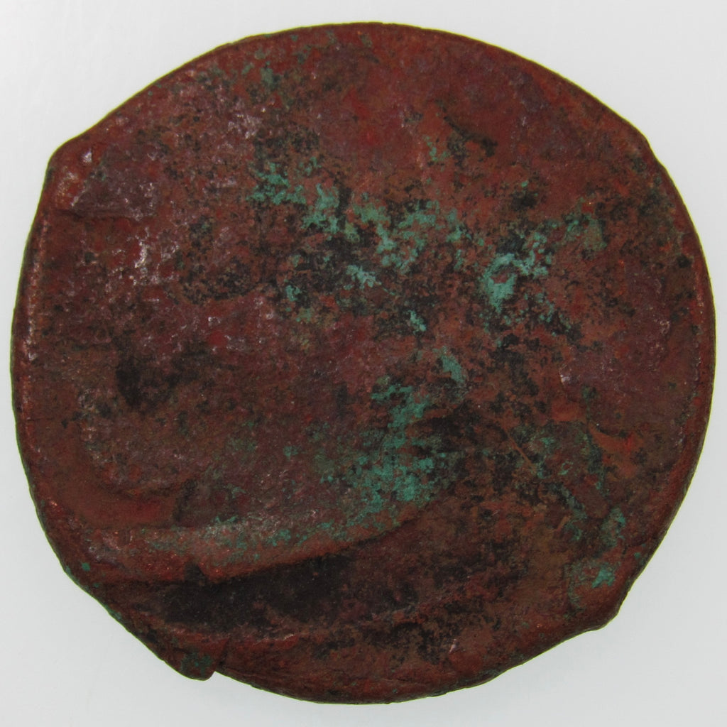 AFGHANISTAN. Civic Copper Falus (4.10 g.). Herat, AH1227 (1812). C/M "Rayij" (Current). KM-44. A-3235.
