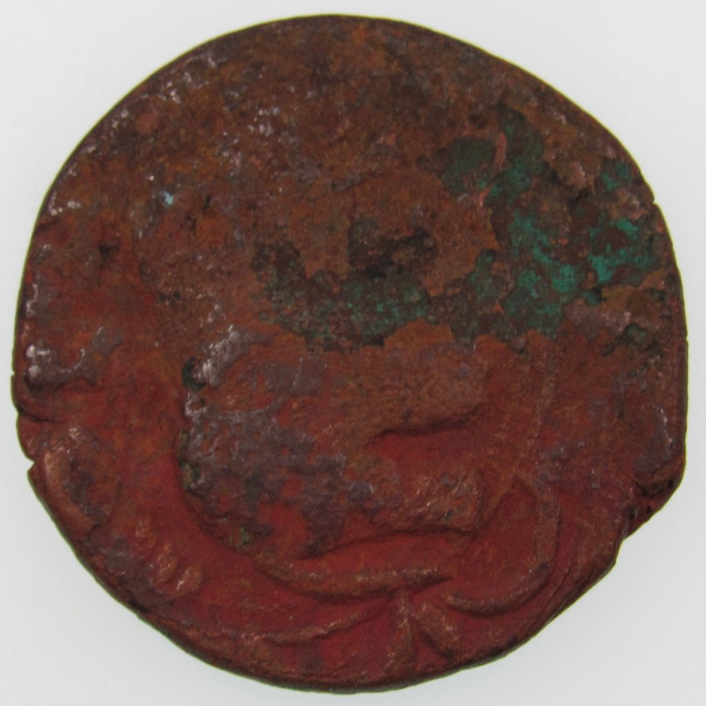 AFGHANISTAN. Civic Copper Falus (4.00 g.). Herat, AH1227 (1812). C/M "Rayij" (Current). KM-44. A-3235.