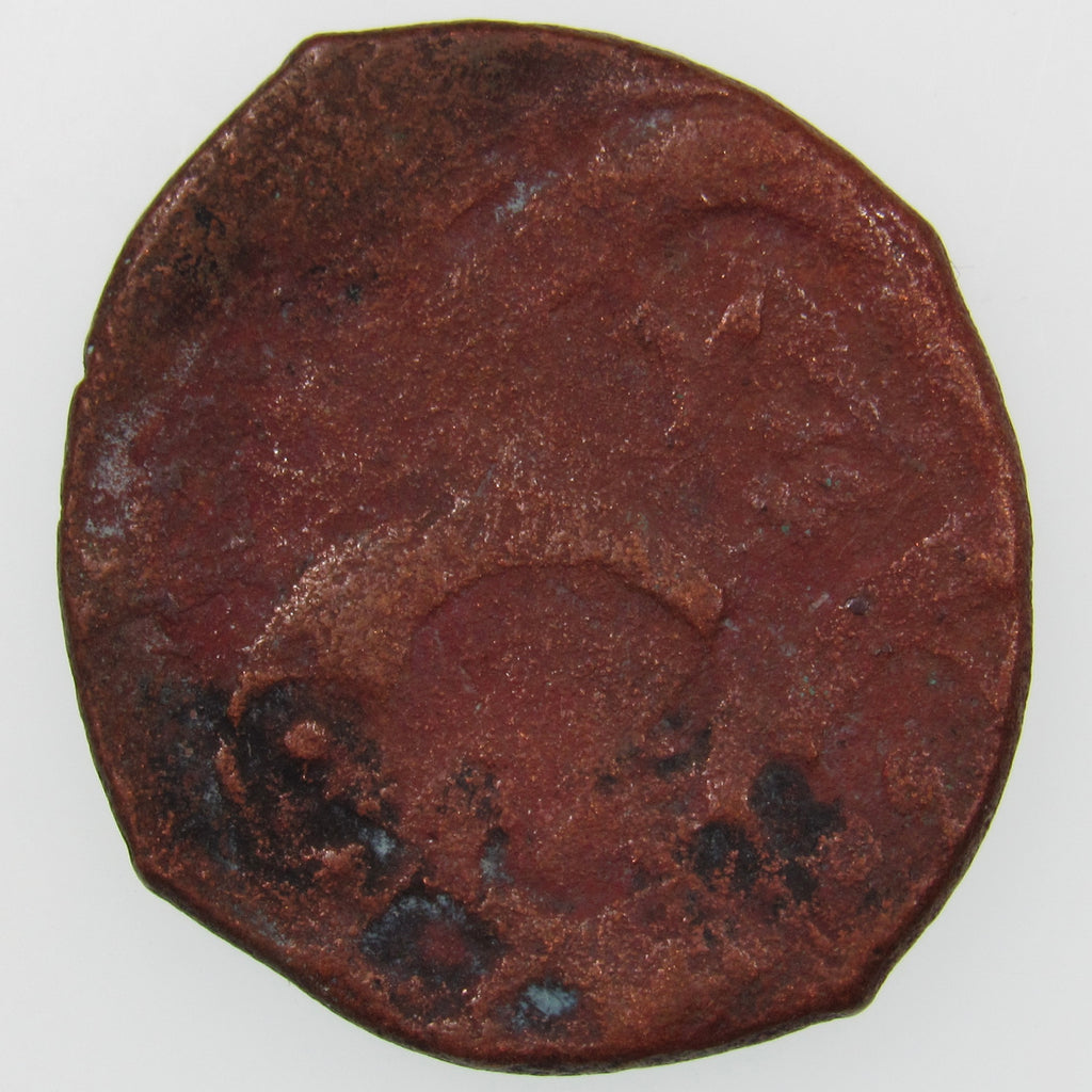 AFGHANISTAN. Civic Copper Falus (4.00 g.). Herat, AH1227 (1812). C/M "Rayij" (Current). KM-44. A-3235.