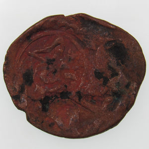AFGHANISTAN. Civic Copper Falus (3.61 g.). Herat, AH1227 (1812). C/M "Rayij" (Current). KM-44. A-3235.