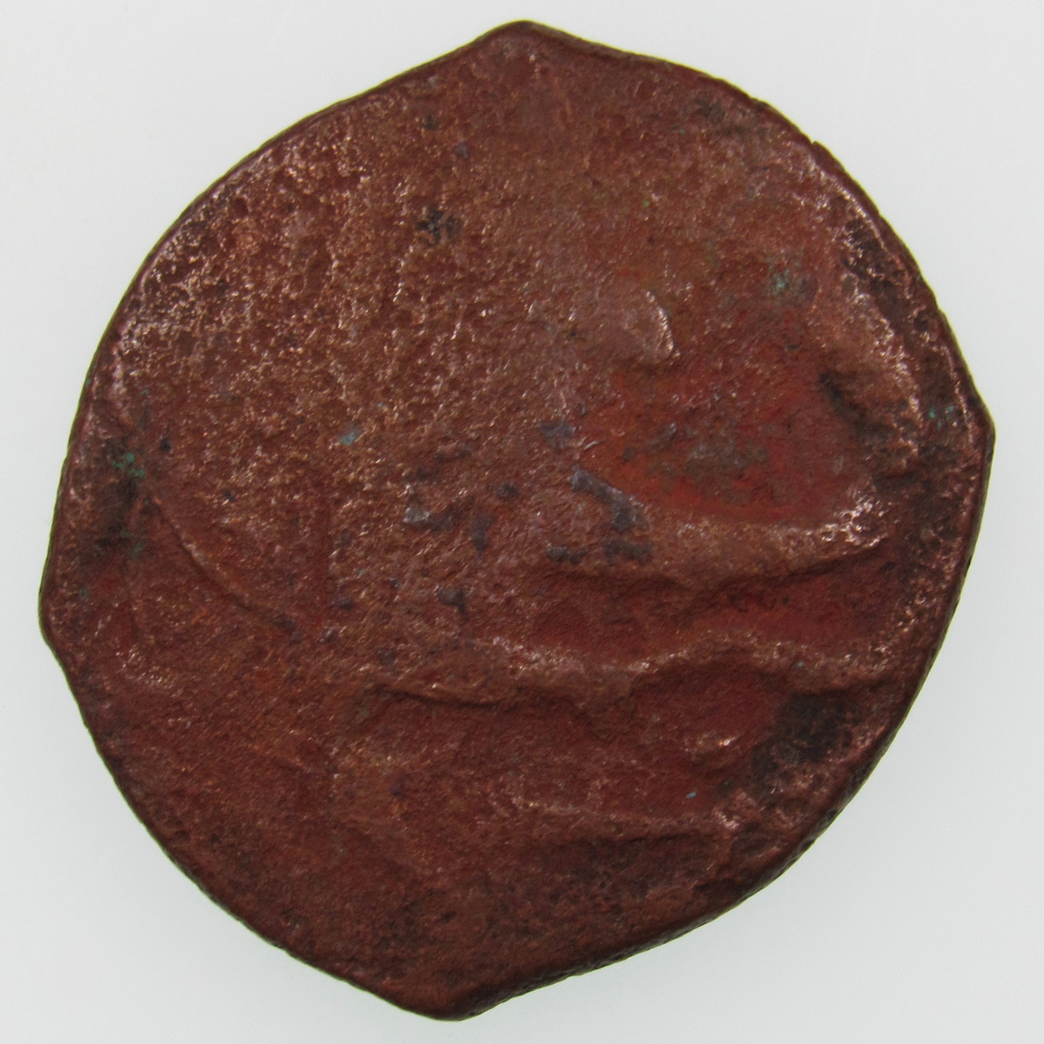 AFGHANISTAN. Civic Copper Falus (4.00 g.). Herat, AH1227 (1812). C/M "Rayij" (Current). KM-44. A-3235.