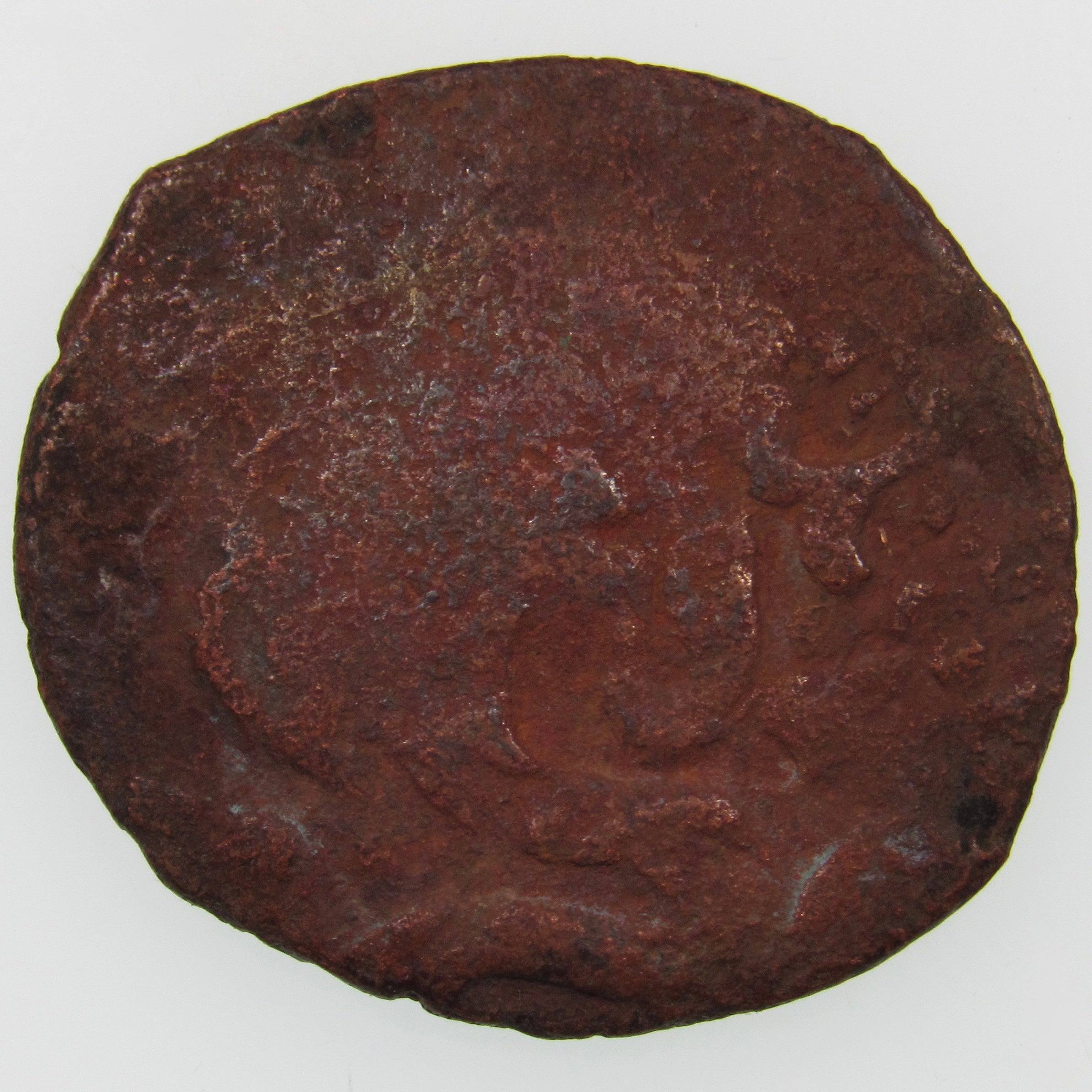 AFGHANISTAN. Civic Copper Falus (4.51 g.). Herat, AH1227 (1812). C/M "Rayij" (Current). KM-44. A-3235.
