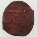 AFGHANISTAN. Civic Copper Falus (4.22 g.). Herat, AH1227 (1812). C/M "Rayij" (Current). KM-44. A-3235.