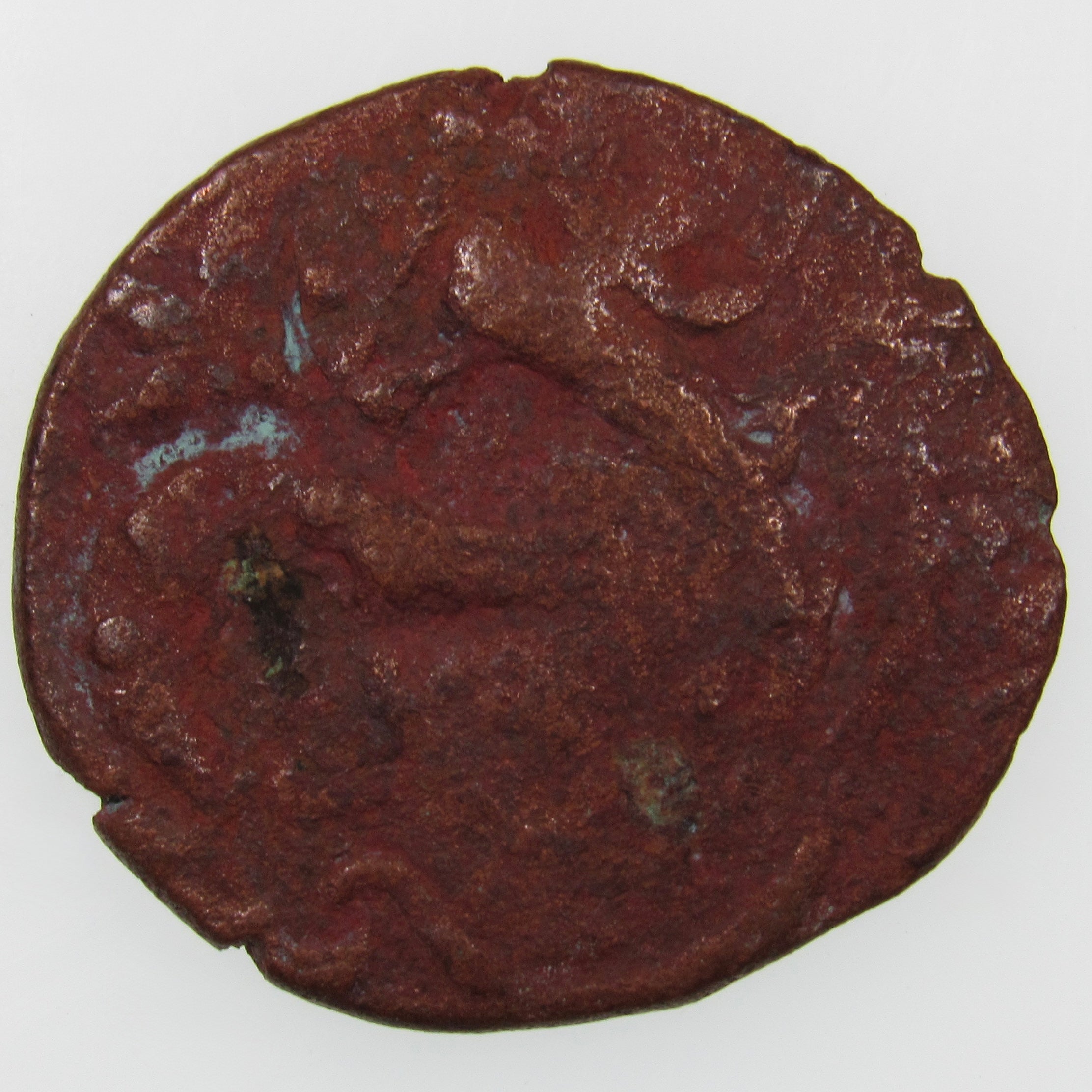 AFGHANISTAN. Civic Copper Falus (3.88 g.). Herat, AH1227 (1812). C/M "Rayij" (Current). KM-44. A-3235.