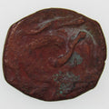 AFGHANISTAN. Civic Copper Falus (3.85 g.). Herat, AH1227 (1812). C/M "Rayij" (Current). KM-44. A-3235.