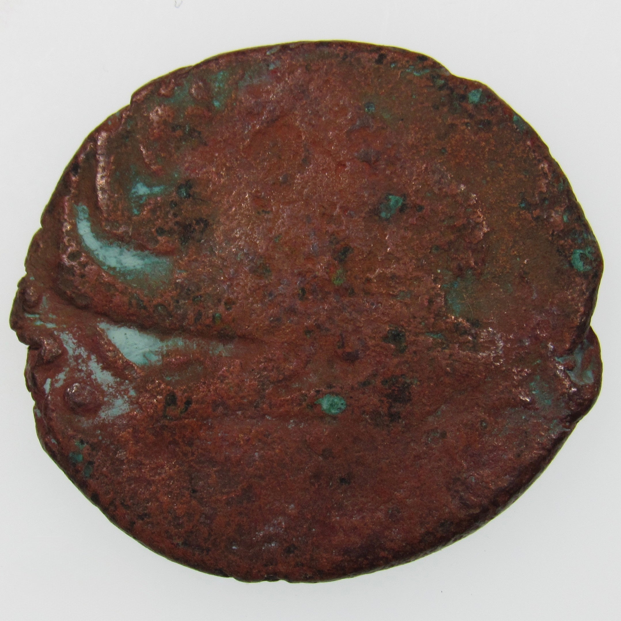 AFGHANISTAN. Civic Copper Falus (4.00 g.). Herat, AH1227 (1812). C/M "Rayij" (Current). KM-44. A-3235.