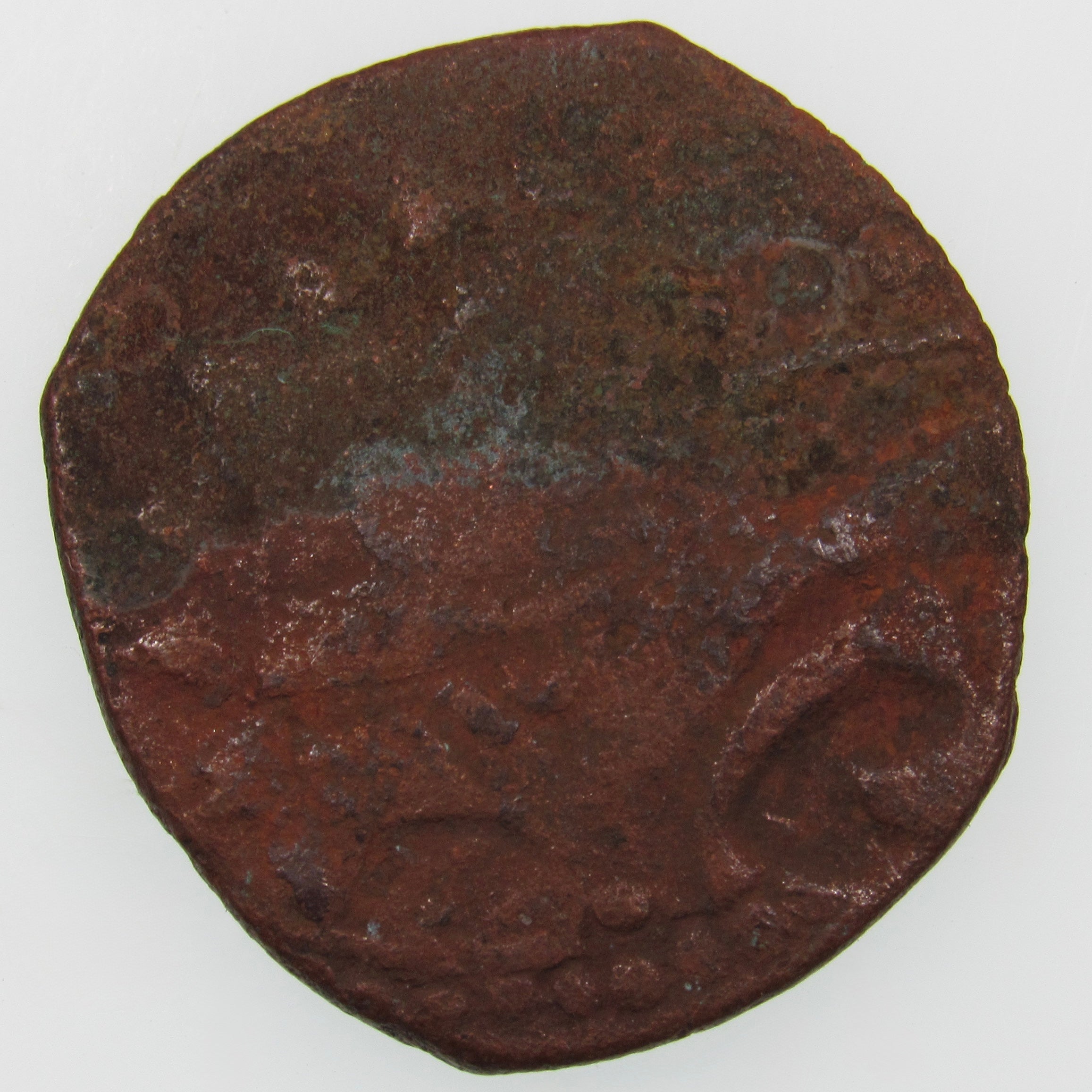 AFGHANISTAN. Civic Copper Falus (4.87 g.). Herat, AH1227 (1812). C/M "Rayij" (Current). KM-44. A-3235.